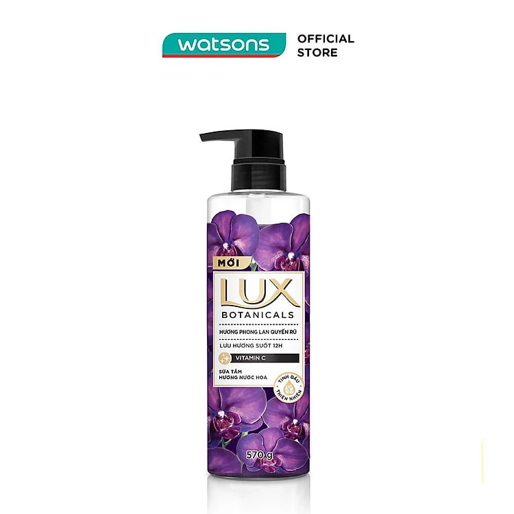 Sữa Tắm Lux Botanicals Hương Phong Lan Quyến Rũ 570g (562ml)