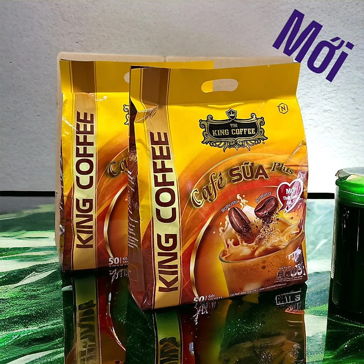 Combo 2 Túi Cà Phê Sữa King Cofffee (50 gói x 20g)