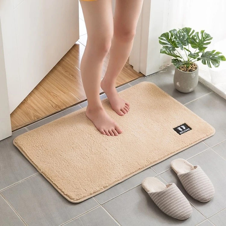 Thảm chân Vải Mềm Phòng Khách Nhà Tắm Nhà Bếp Siêu Thấm Nước
