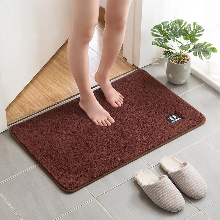 Thảm chân Vải Mềm Phòng Khách Nhà Tắm Nhà Bếp Siêu Thấm Nước