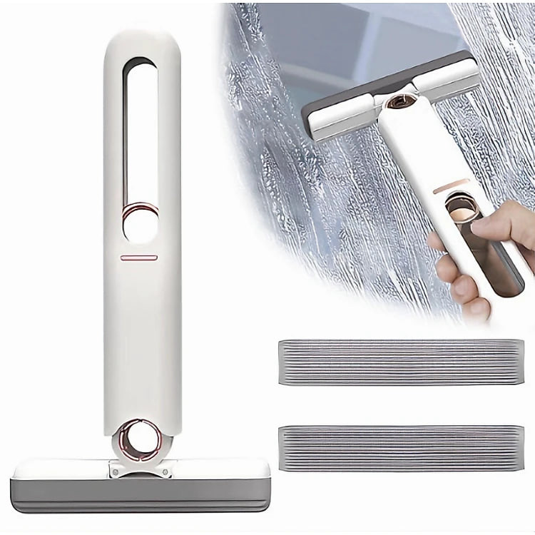Cây lau kính, bàn bếp KG5S đa năng tự vắt thông minh, bọt biển siêu thấm hút gập gọn mini 25cm - Hàng chính hãng