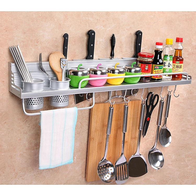 Kệ Đựng Gia Vị Nhà Bếp Tiện Lợi, Giá Treo Dụng Cụ Nhà Bếp Gắn Tường, Kệ Đựng Đồ Nhà Tắm Đa Năng, Tiện Dụng, Không Cần Khoan – MH3112