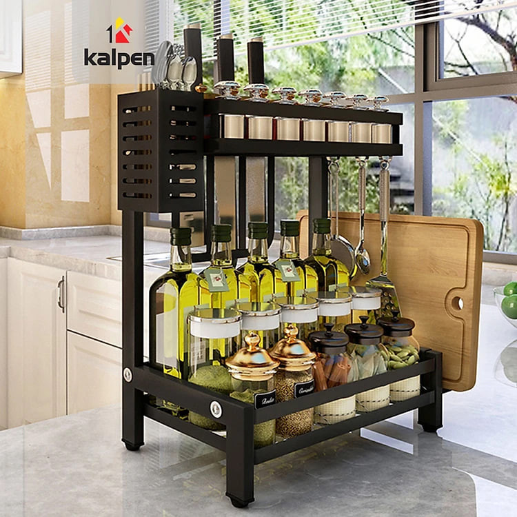 Kệ Gia Vị 2 Tầng, 3 tầng Lắp Ghép Thông Minh