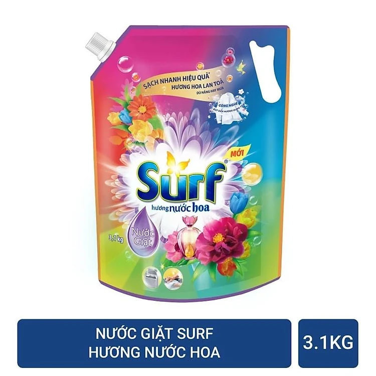 Nước Giặt Hương Hoa Surf 3,1L-3,5L