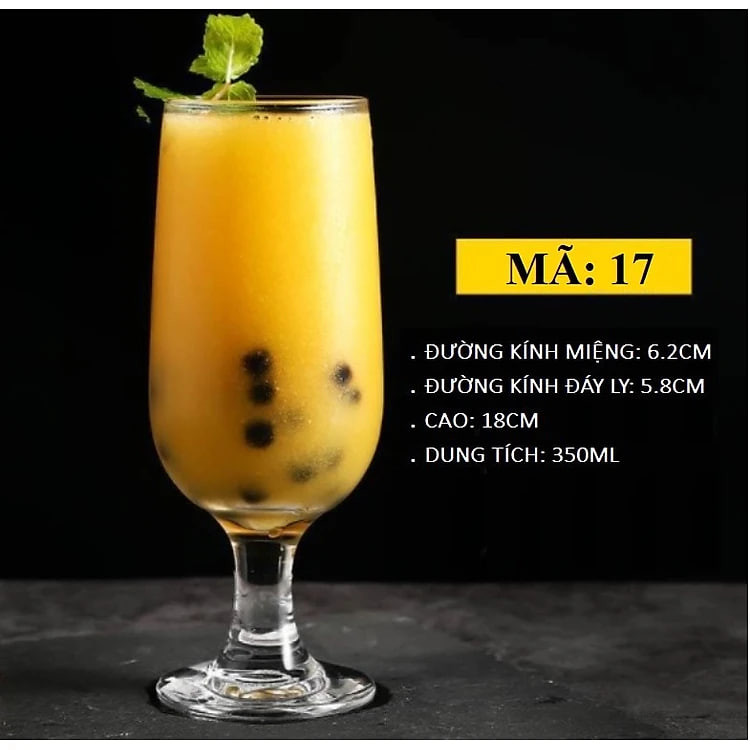 Ly thủy tinh kiểu dáng cao cấp sang trọng