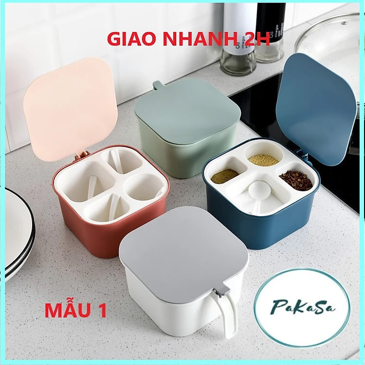 https://tiktokshop-seller-vn.com/Hộp Đựng Gia Vị 4 Ngăn Có Nắp Đậy , Quai Xách Tiện Dụng Nhiều Cỡ -Giao Màu Ngẫu Nhiên -Chính Hãng