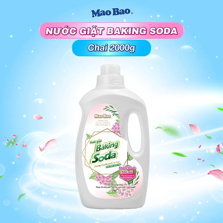 Nước Giặt Quần Áo Baking Soda Mao Bao 2000g