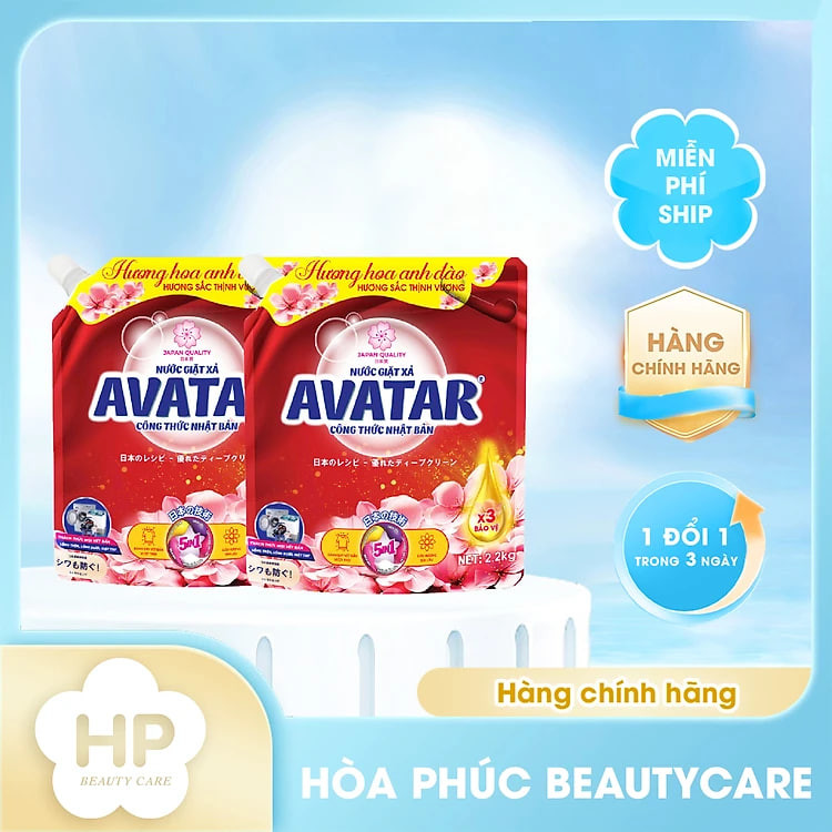 Combo 2 Nước Giặt Xả Hương Nước Hoa Avatar (02 Mùi Hương)