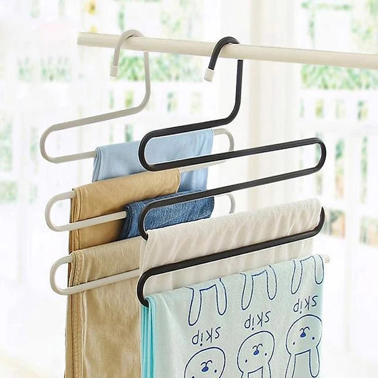 Bộ 3 móc treo quần áo, khăn 5 tầng thông minh tiện dụng
