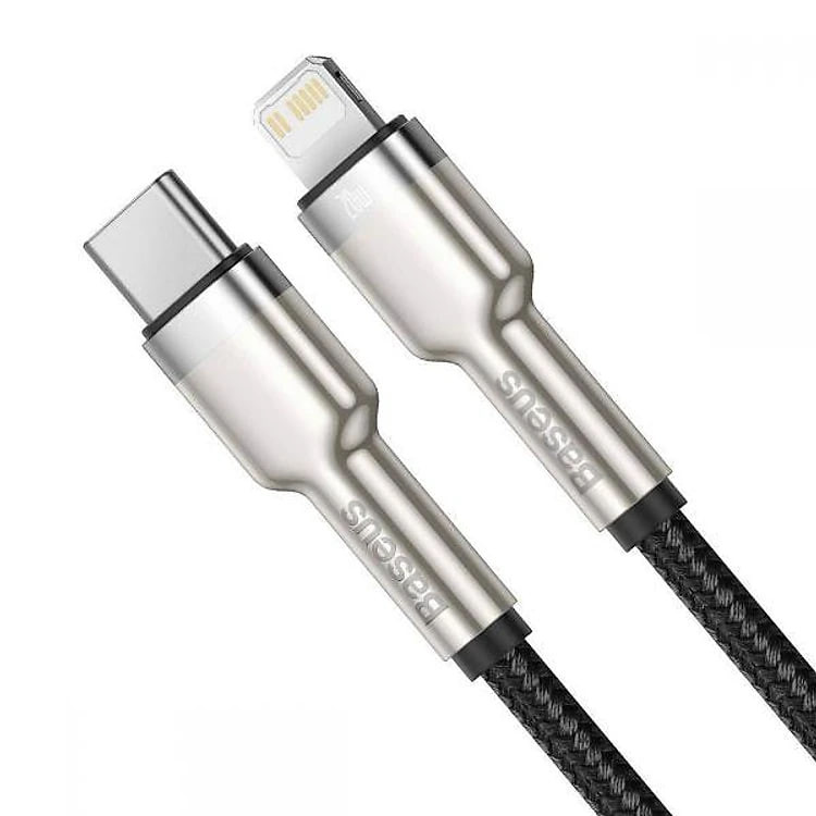 Cáp sạc nhanh PD20W truyền dữ liệu Baseus Metal Data Type-C sang iPhone ( 2 size ) - Hàng chính hãng