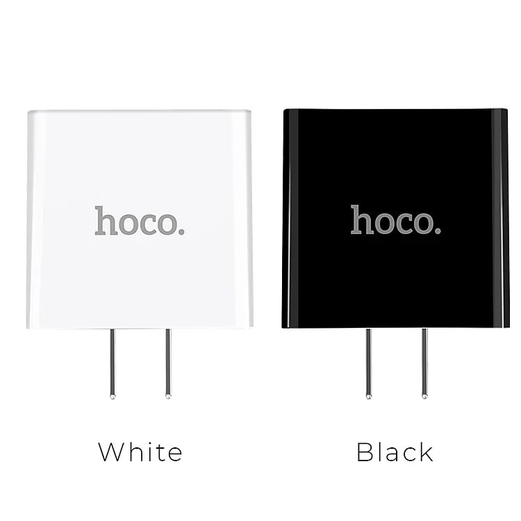 Adapter Hoco C15 củ sạc điện thoại 3 cổng USB 3A có đèn LED hiển thị dòng điện - Hàng chính hãng