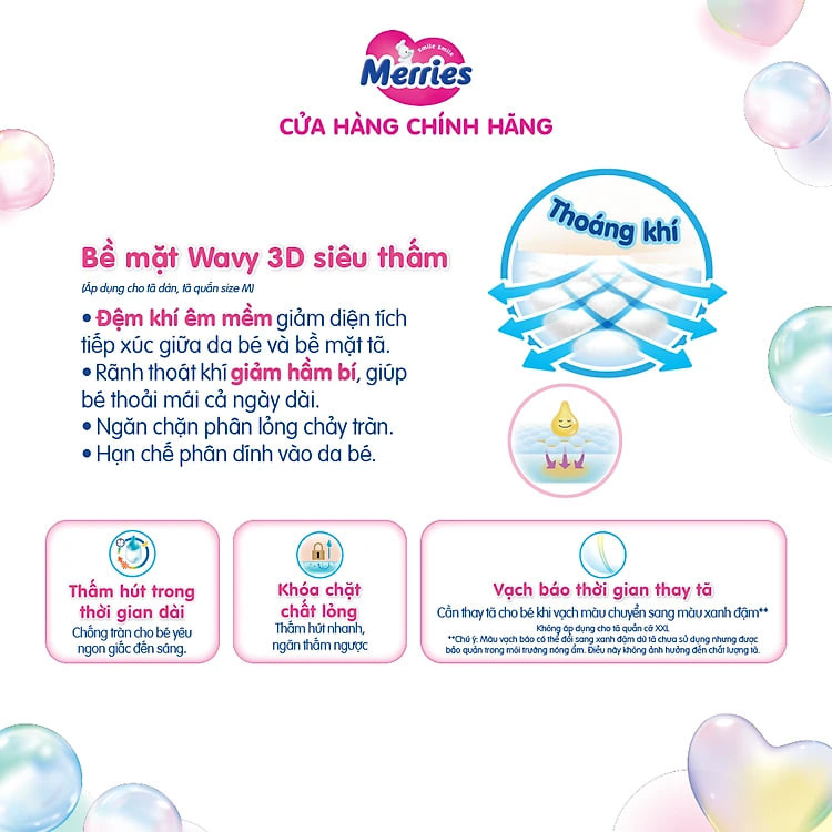 Tã/bỉm dán Merries size L - 48 miếng (dành cho bé từ 9 - 14kg)