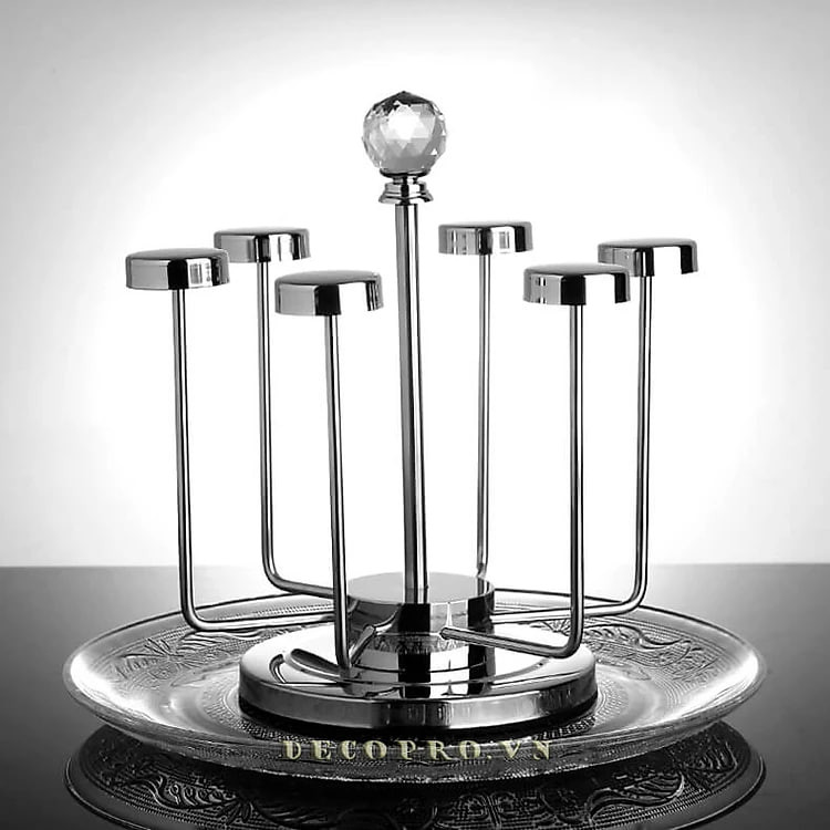 GIÁ UP CỐC INOX XOAY