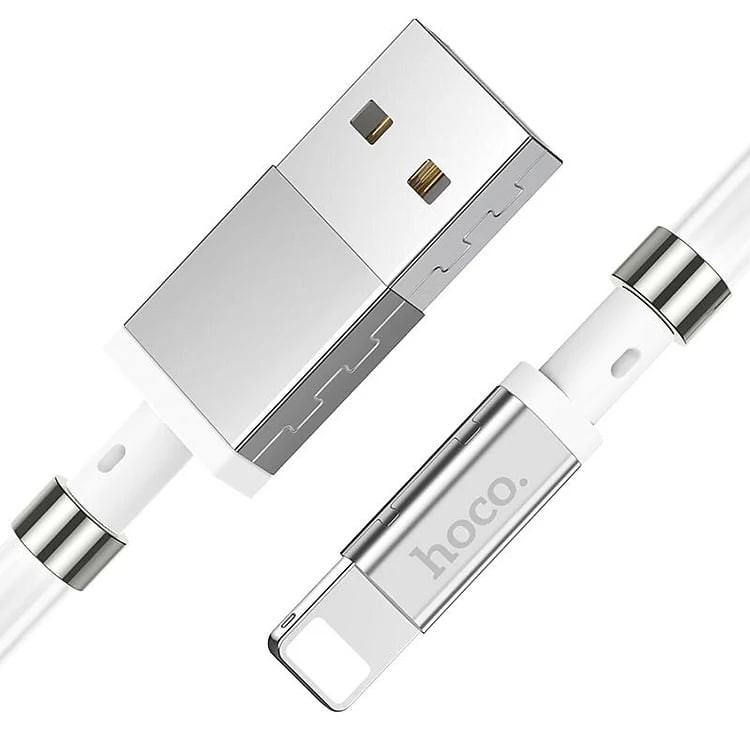 Cáp Sạc Nhanh dành cho điện thoại OLAPLE Hỗ Trợ Sạc Nhanh 2.4A, Dây Sạc Nam Châm Tự Hít Gọn Gàng Dài 100cm - Hàng nhập khẩu