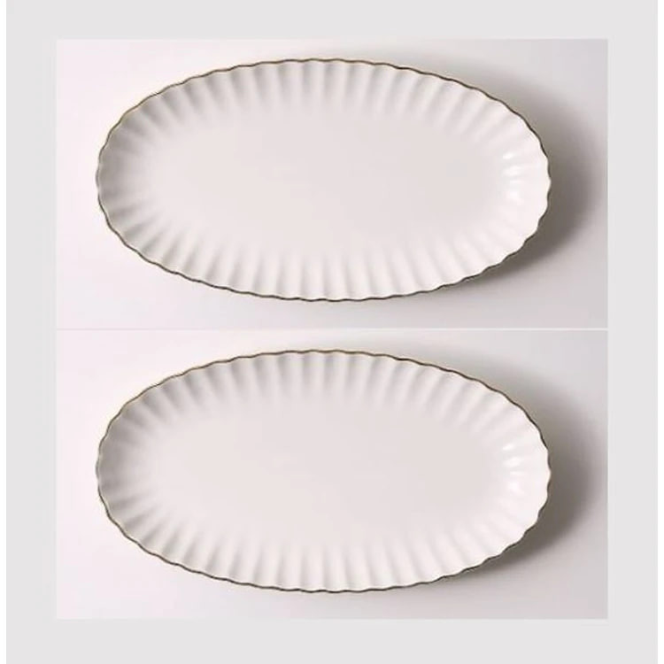 Đĩa bầu dục Cotton 10" - Erato- Hàng nhập khẩu Hàn Quốc