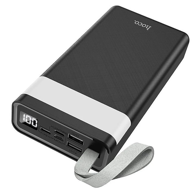 Pin Sạc dự phòng Hoco 30.000mAh Có Đèn - Hàng Chính Hãng