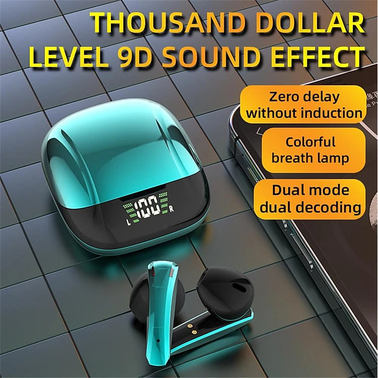 CINCATDY Tai Nghe Bluetooth V5.0 Earbuds Gaming Headphone True Wireless Headset - Hàng Chính Hãng