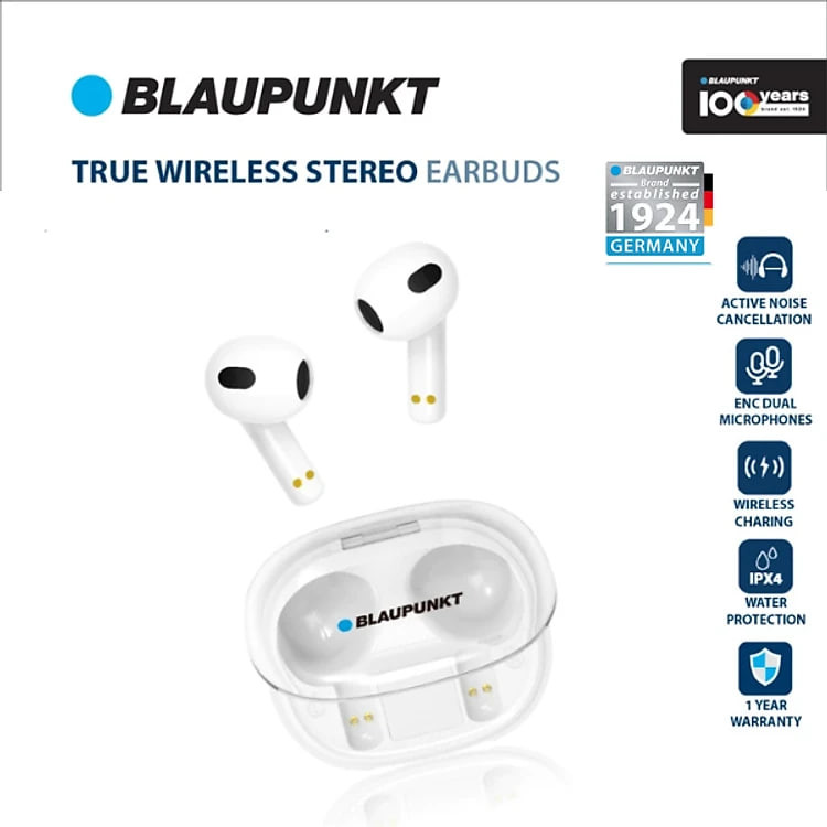 Tai Nghe Bluetooth True Wireless Blaupunkt BAT1001W - Hàng chính hãng