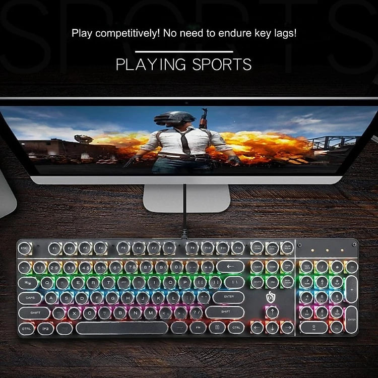 Bàn Phím Cơ K900 Gaming - Led xuyên phím có hotswap cho máy tính , laptop hàng nhập khẩu