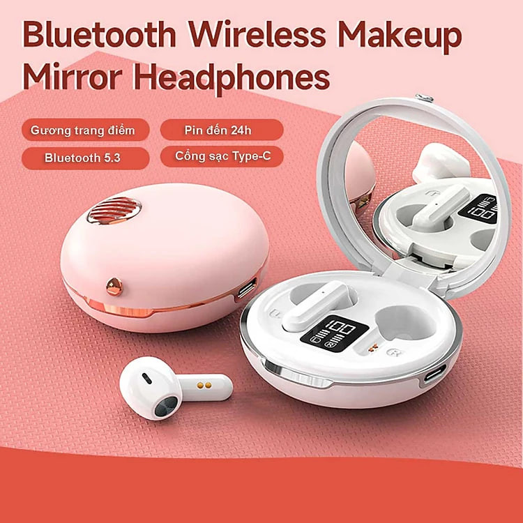 Tai Nghe Bluetooth - Tai Nghe Không Dây - True Wireless Smart Touch Bluetooth V5.3 Air-S28 điều khiển cảm ứng micro HD chống ồn dành cho smartphones - Hàng Chính Hãng