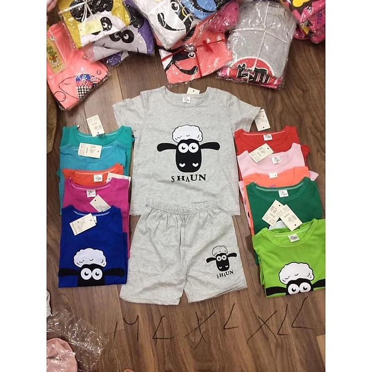 Xả Hàng Bộ Cotton Trẻ Em 8kg- 22kg - Quần Áo Trẻ Em