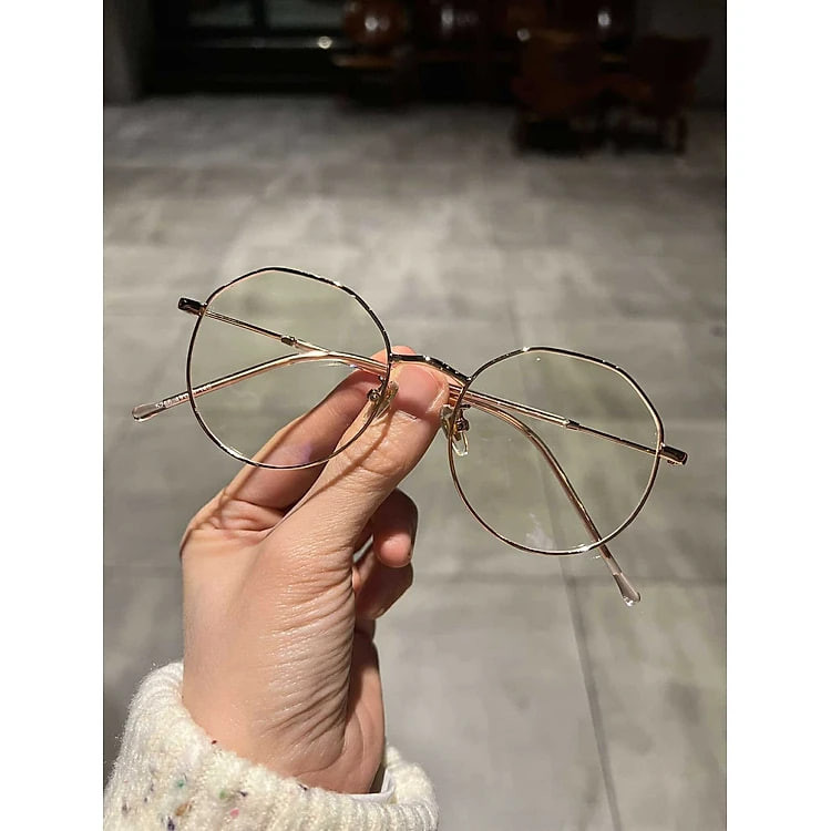 Kính thời trang ulzzang Hàn Quốc dáng lục lăng