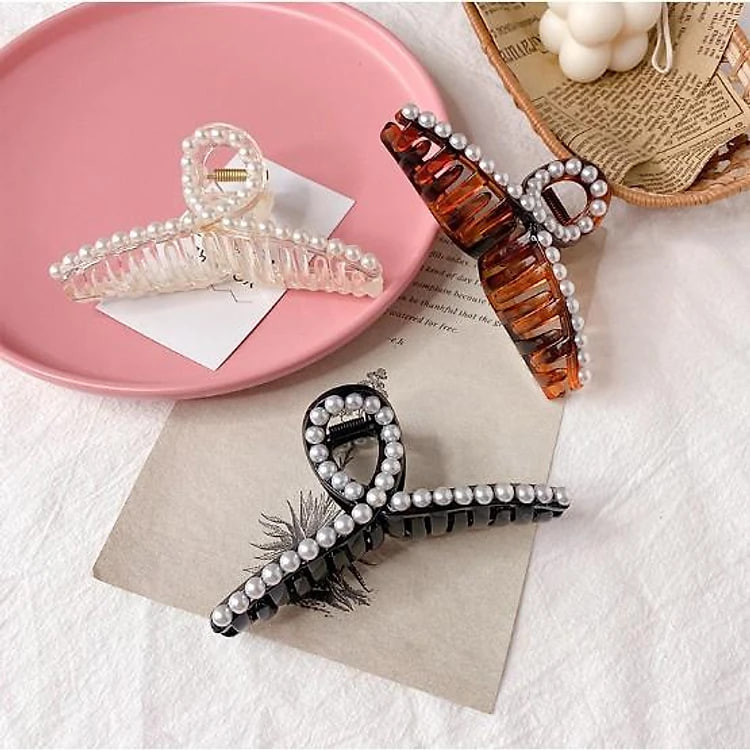 Set 7 Kẹp Tóc Ngoạm Hàn Quốc Hot Hit, 7 Ngoạm Tóc - giao hình và màu ngẫu nhiên
