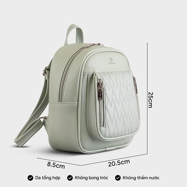 Balo Yuumy ( Thời trang nữ tiện lợi cỡ trung - Balo da Seasand YBA79 )