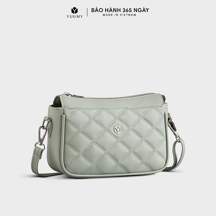 Túi Yuumy ( Thời trang nữ họa tiết trang trí size 22 - Túi đeo chéo da Seasand YN201 )