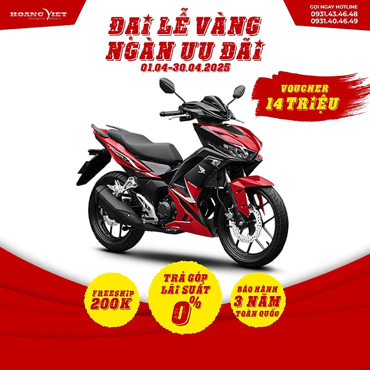 Xe Máy Honda WINNER X 2024 - Phiên Bản Tiêu Chuẩn
