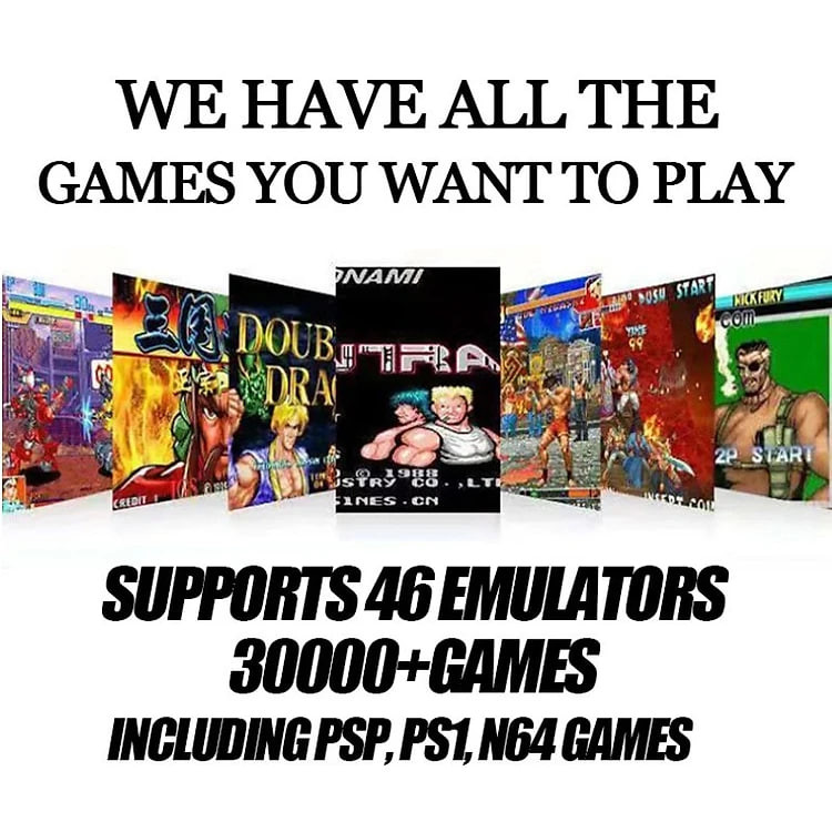 Bộ Máy Retro Gamestick X2 64G 2 tay cầm kết nối HDMI cho màn hình Tivi máy chiếu hàng nhập khẩu
