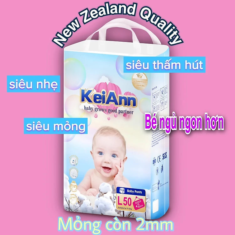 ta quan cao cap keiann size l 50+2 mieng 9-14kg