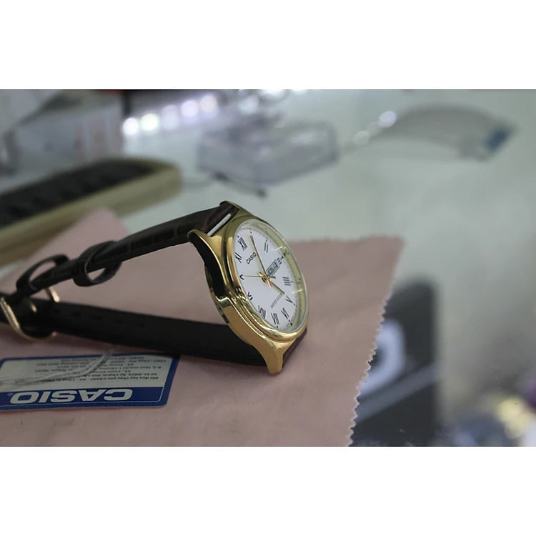 Đồng hồ nam dây da Casio MTP-V006GL-7BUDF