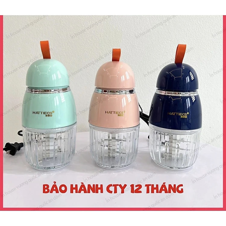 Máy Xay Đồ Ăn Dặm Cho Bé 6 Lưỡi Cối Thuỷ Tinh Hàng Nội Địa Trung Bản Cao Cấp Siêu Mịn Tiện Dụng - Tặng Kèm Dụng Cụ Rửa Máy-Hàng Chính Hãng