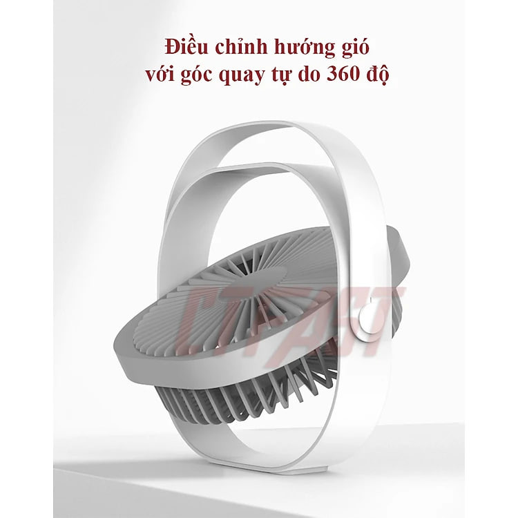 Quạt mini để bàn, quạt tích điện usb CTFAST M102