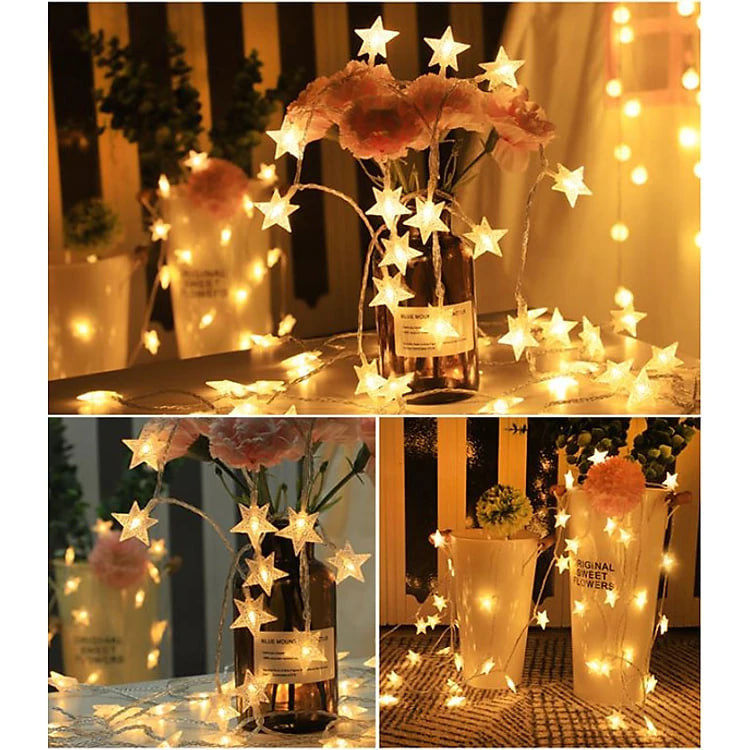 Đèn Led Trang Trí Dài 10M - 80 Bóng Trang Trí Noel Lễ Tết