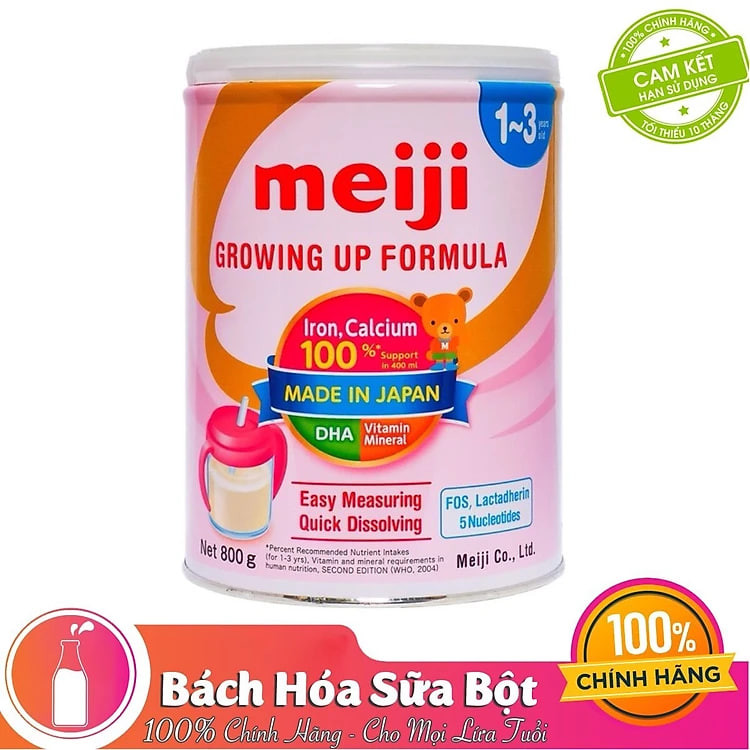 Sữa Bột Meiji 1-3 Growing Up Formula (800g)