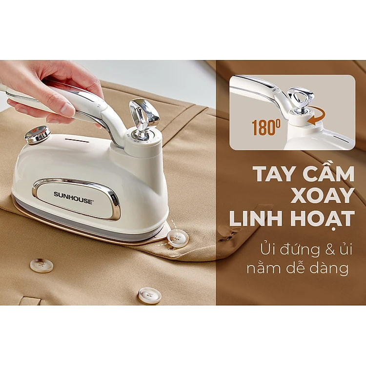 Bàn là hơi nước cầm tay Sunhouse SHD2175 (1000W) - Hàng chính hãng