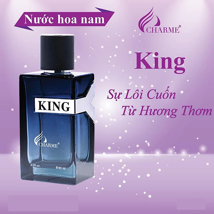 NƯỚC HOA NAM CHARME KING 60ML HƯƠNG THƠM QUYẾN RU