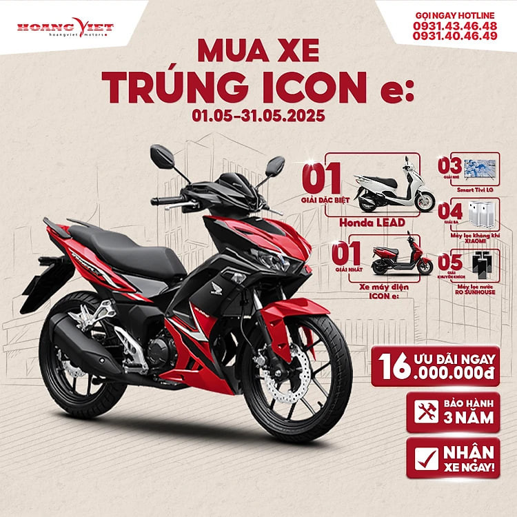 Xe Máy Honda WINNER X 2024 - Phiên Bản Tiêu Chuẩn