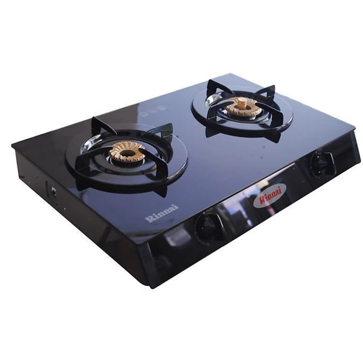 Bếp gas Rinnai RV-7Double Glass (L) - Hàng chính hãng