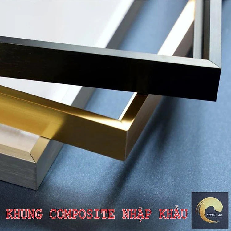 Tranh treo tường decor trang trí nhà cửa - Bộ 3 bức tráng gương trang trí phòng khách