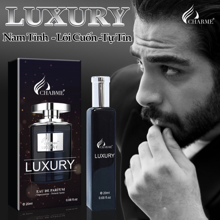 Nước Hoa Nam Charme Luxury 20ml