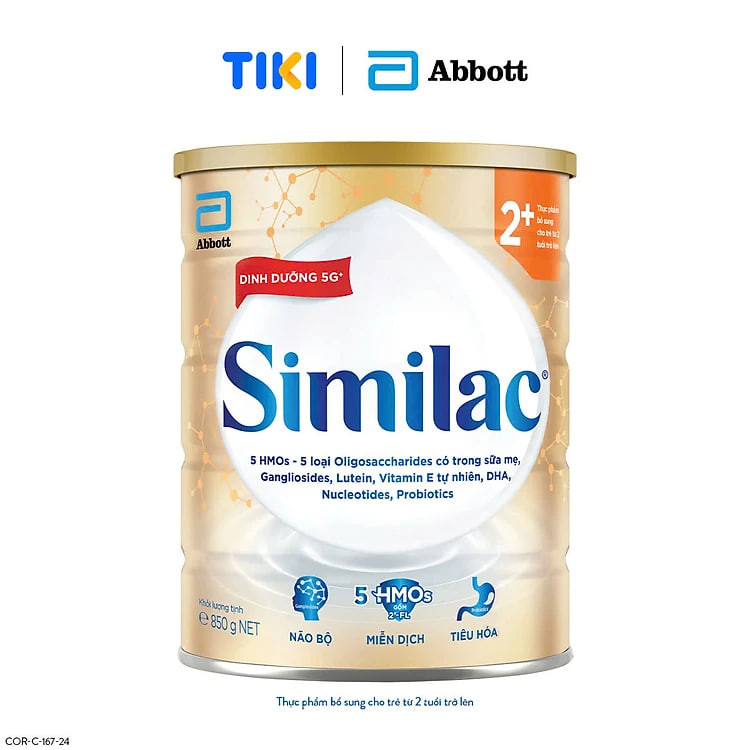 Sữa Bột Similac 2+ (Dành cho trẻ từ 2 - 6 tuổi)