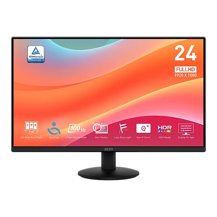 Màn hình MSI PRO MP242L 23.8 inch FHD IPS 100Hz 1ms - Hàng Chính Hãng