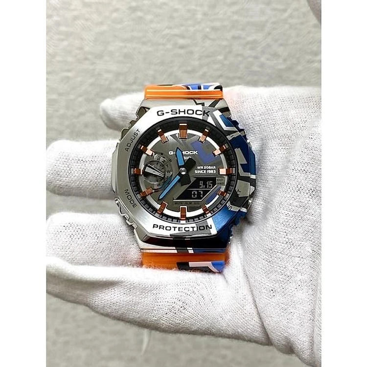Đồng Hồ Nam Casio G-Shock GM-2100SS-1A Grafiti Chính Hãng - GM-2100SS-1ADR Carbon Core