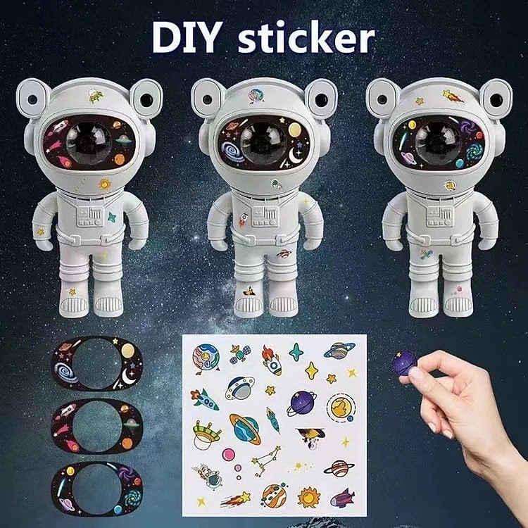 Đèn Phi Hành Gia, Đèn Thiên Hà Chiếu Sao Nhấp Nháy Theo Nhạc, Có Loa Bluetooth, Có Remote, Decor Phòng Ngủ Chill