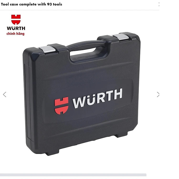 BỘ CÔNG CỤ SỬA CHỮA 93 CHI TIẾT WURTH