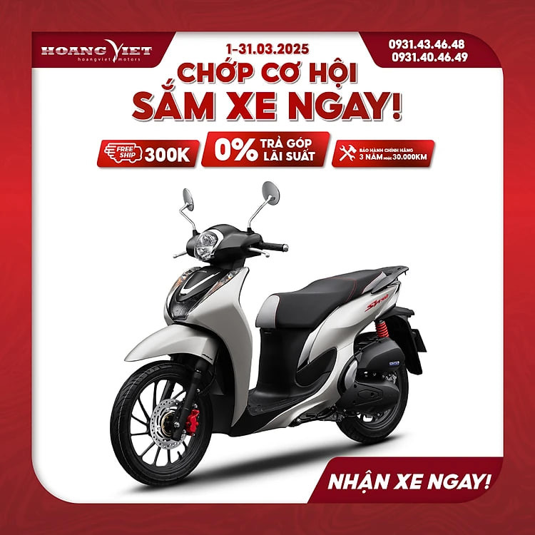 Xe Máy Honda SH Mode 2025 - Phiên Bản Đặc Biệt