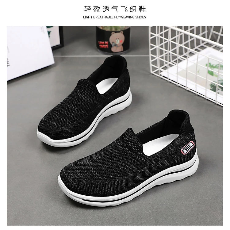Giày thể thao nữ, giày chạy bộ đế êm nhẹ, thoáng khí đế cao su đúc, chống trơn trượt hạn chế mòn – GNU2079